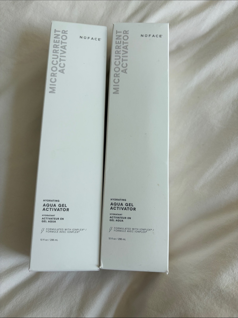 NuFACE Hydrating Aqua Gel Activator — 2 pack 10fl oz each